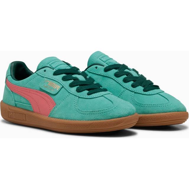 Puma Women's Palermo Trainers - Green, Aquatic-Dark Myrtle, Size 6, Women