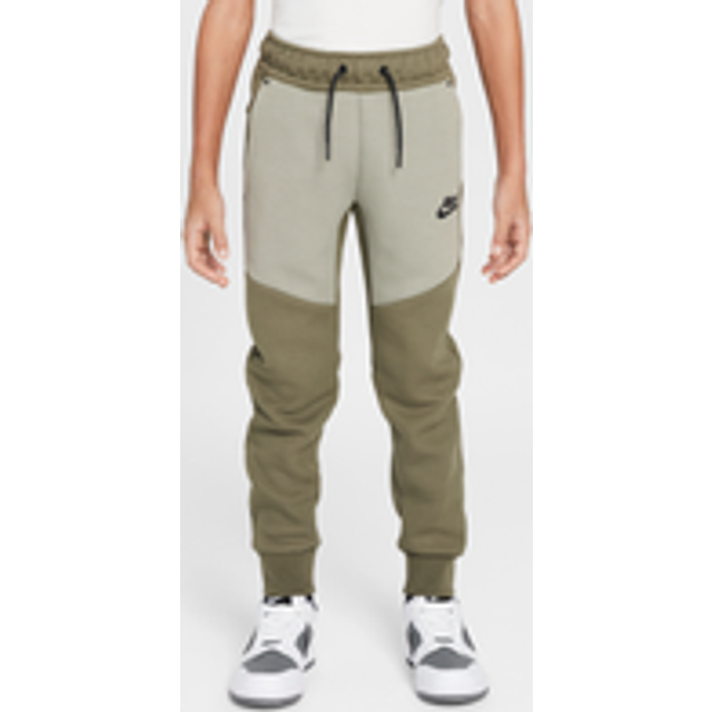 Nike Tech Fleece Joggers Junior - Medium Olive - 13-15Y