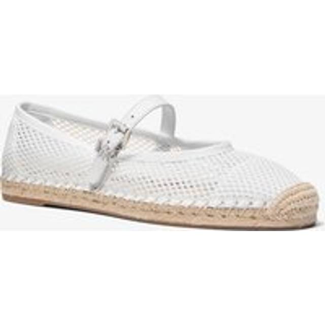 Michael Kors, Espadrilles, female, White, 3 UK, Adjustable Espadrilles with Braided Cord Outsole