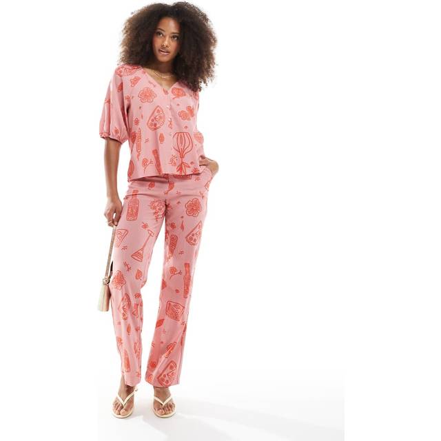 OBJECT Objsage Hw Stright Pants 137 |Rosa |36