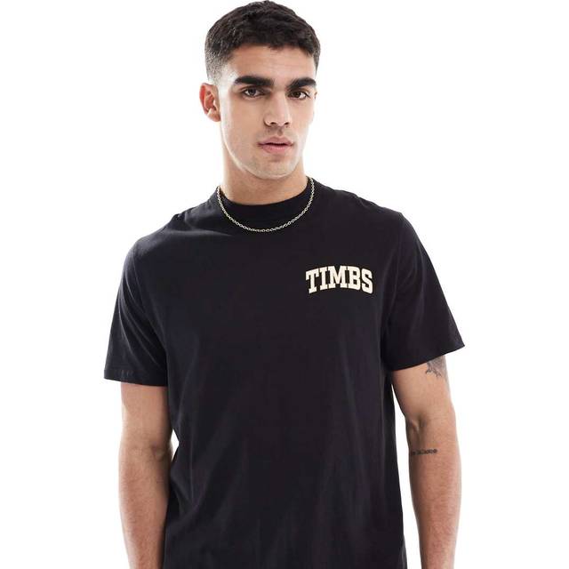 Timberland - TIMBS Graphic T-Shirt for Men in Black, Man, Black, Size: 3XL
