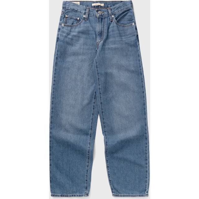 Levi's Baggy Dad Linen+ Denim Jeans - Blue, Blue, Size 27, Inside Leg 32, Women -  inside leg 32,27