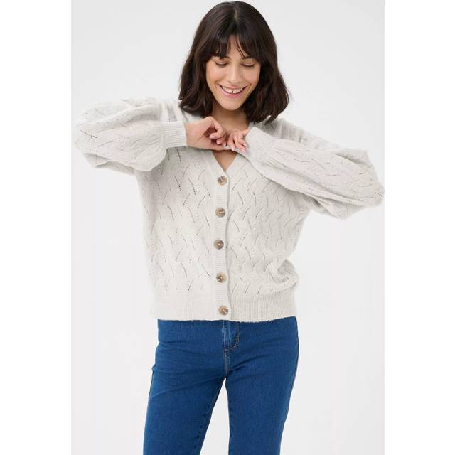 KAFFE Rita Pointelle Knit Cardigan