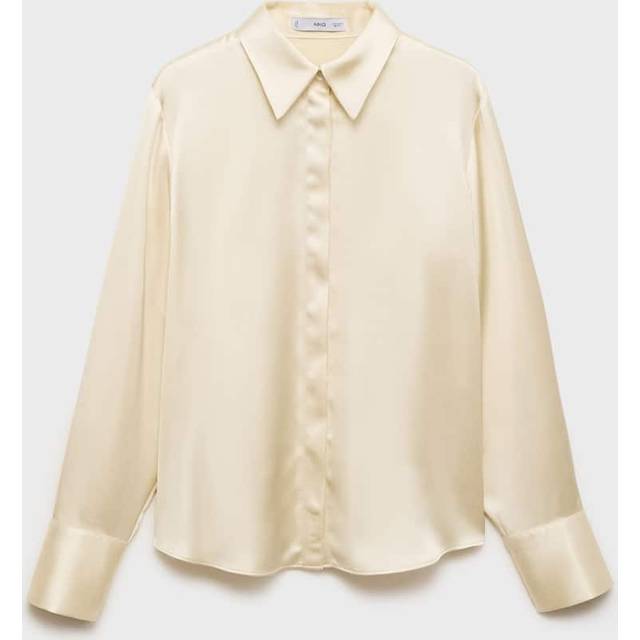 Mango Goldin Satin Shirt