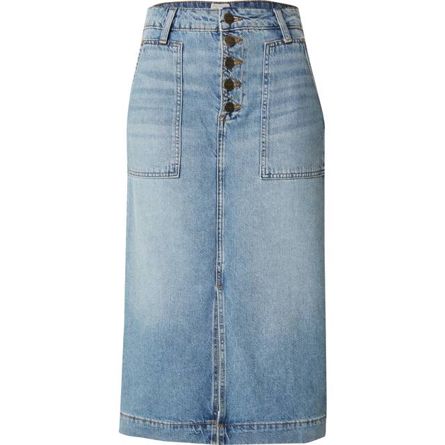 Kjol 'PATCH POCKET MIDI SKIRT'