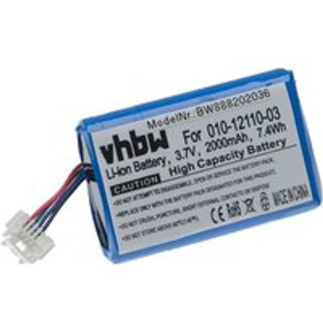 Vhbw - Battery Replacement for Garmin 361-00077-10, 616-00077-00, 616-00077-10 for gps Navigation System Sat Nav (2000mAh, 3.7 v, Li-ion)