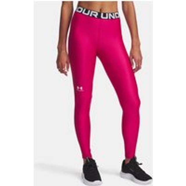 HeatGear® Women's Leggings Shaded Fuchsia / White L - Pink