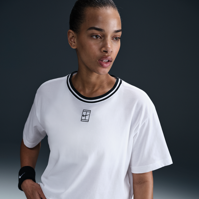 Nike Dri-fit Heritage Crop T-shirt Damer Vit - Xl - vit