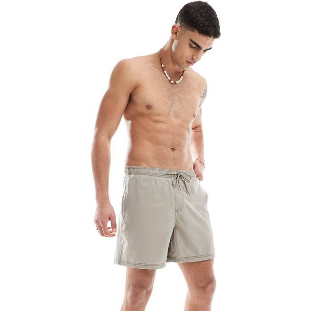 Mid-Thigh Volley Swim Trunks