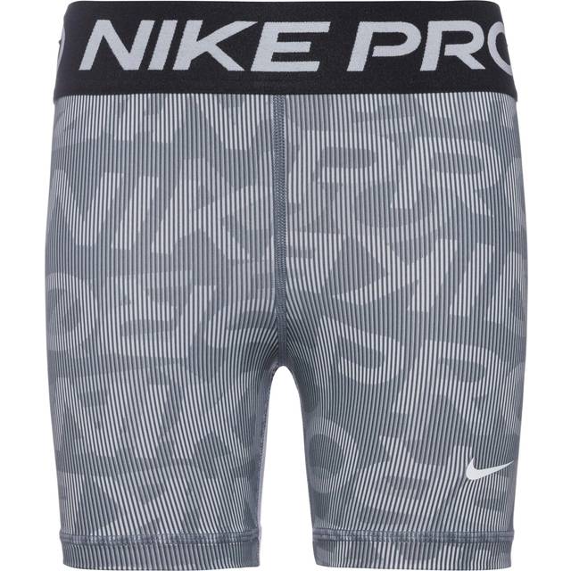 Nike Pro Korta Tights Grå 146-156 för Löpning - Optimal Passform och Komfort