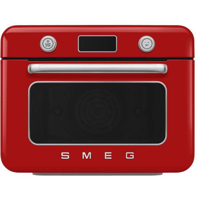 Smeg - Portabel Kombi Ugn - Röd