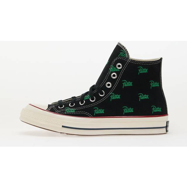 Sneakers Converse x Patta Chuck 70 Black/ Jolly Green UK 4 (4)