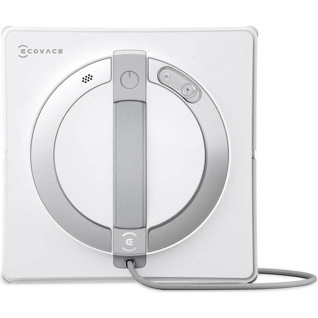 ECOVACS WINBOT W2 PRO fönsterrengöringsrobot, 3-munstycken vattenspruta, 10-stegs skyddssystem, Win-SLAM 4.0 vägplanering, Steady-Climbing-system, kantdetektering, appkontroll, vit