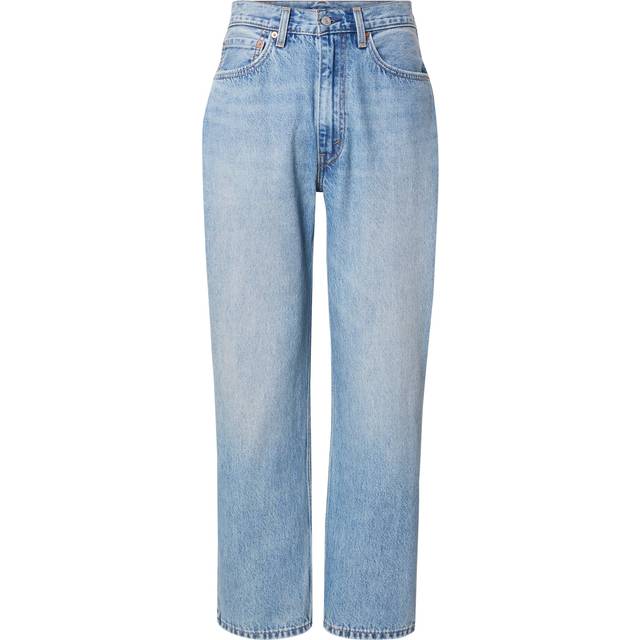 Levi's 565 Loose Straight Jeans Fit Medium Indigo - Worn In, Light Blue, Size 34, Inside Leg Regular, Men -  inside leg REGULAR,34