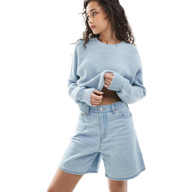 High Baggy Shorts in Linen Blend - Luxury Trip - W26