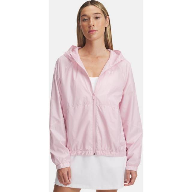 Jacket Under Armour Rival Sport Windbreak Jacket Prime Pink/ White M (M)
