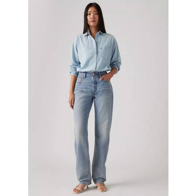 LEVI'S® 501® 90S Lightweight Med Indigo - Worn In |Blå |27 x 30