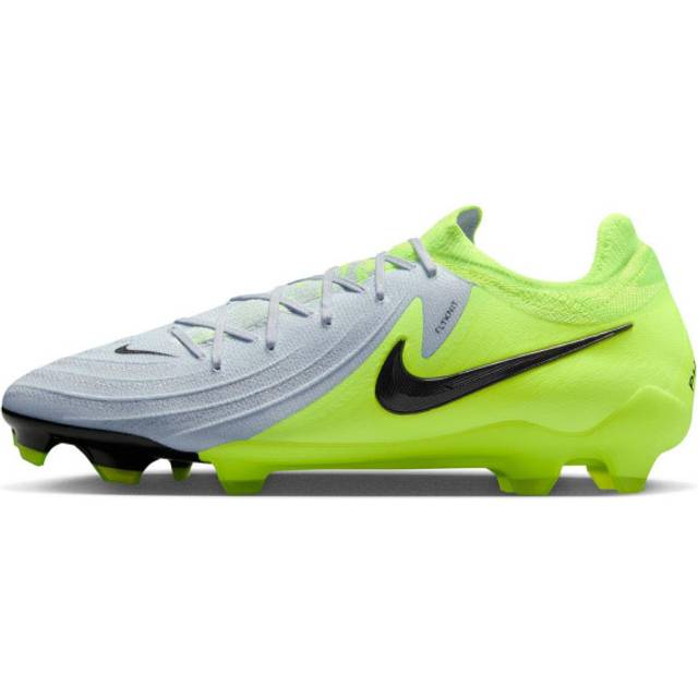 Nike Phantom Gx Ii Pro Fg Mad Voltage - Silver/svart/neon - Gräs (Fg) - ['Silver', 'Gul'] (41)