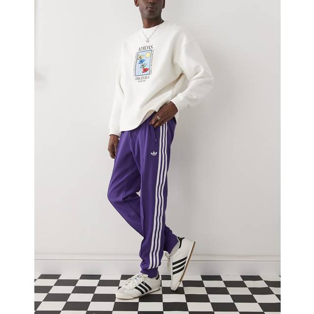adidas Originals – Real Madrid Terrace Icons – Lila träningsbyxor