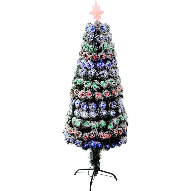 Frosted Tips 8 Modes Fibre Optic Christmas Tree LED Pre-Lit (3 ft.)