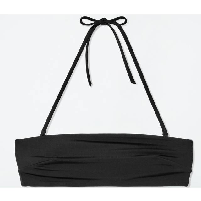 Bandeau Bikini Top - Black - 32