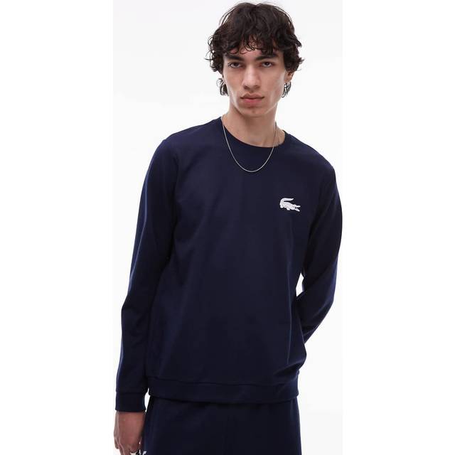 Lacoste – Myskläder – Marinblå sweatshirt