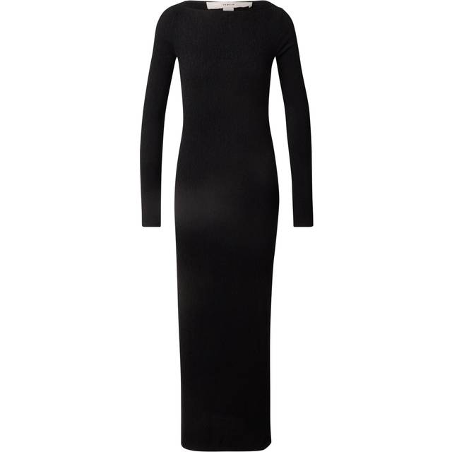 REMAIN Long Sleeve Maxi Dress Dam Maxiklänningar Stl. 38 - Från Magasin - Black (38)
