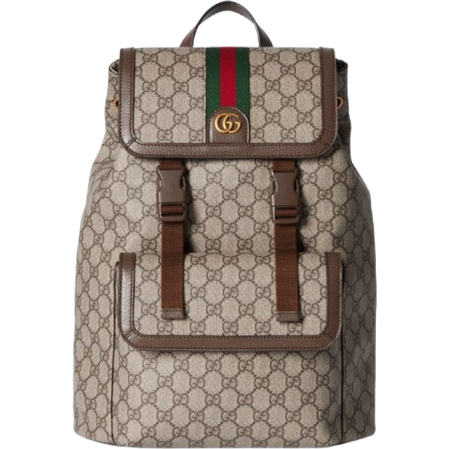Gucci Mens Be.eb/n.ac/vrv/n.a/b Ophidia Gg Canvas Backpack 42x28x15cm