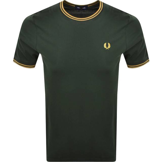 Fred Perry M1588 Herr Kortärmade Stl. L - Från Magasin - Crt Grn/hnycmb (L)