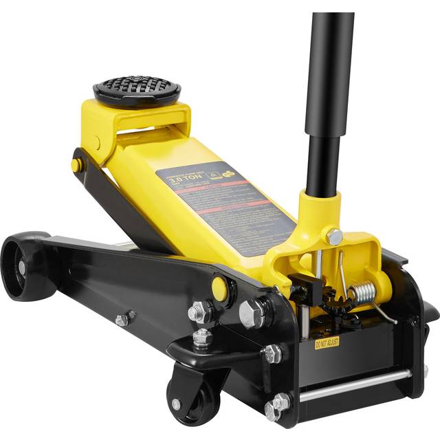 VEVOR Low Profile Floor Jack 3 Ton Heavy Steel Single Piston Hydraulic Pump
