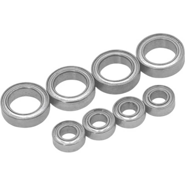 8st Kullager 4X8X3mm 8X12X3.5mm for HSP Himoto E18 WLtoys 1/18 RC Bilreservdelar A949 A959 A969 A979 A959-B A949-33 A949- ( Color : Silver )