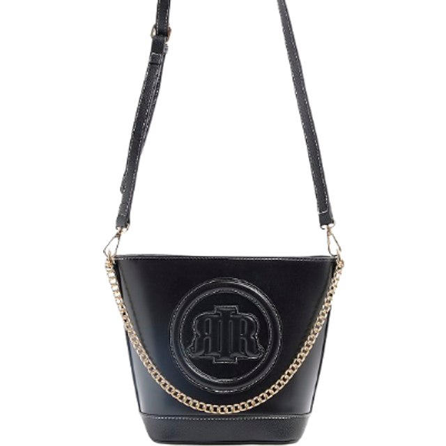 River Island Womens Black Chain Cross Body Bag - One Size
