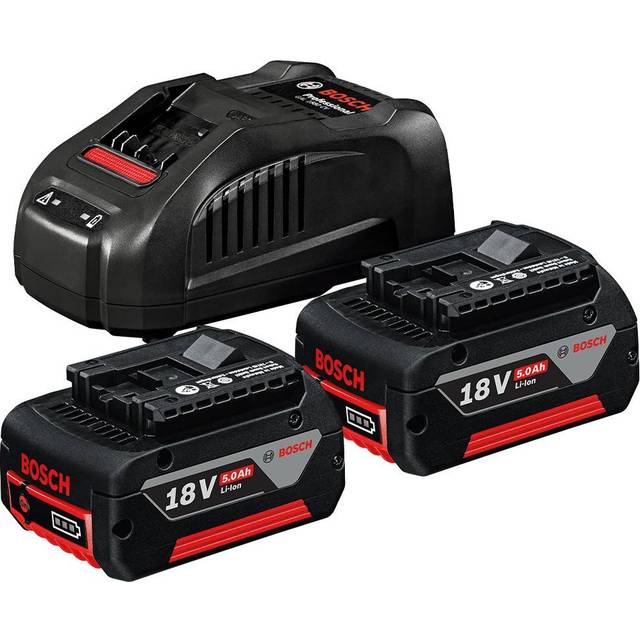 Bosch 18V Starter Set 2x 5.0ah CoolPack Batteries & GAL 1880 CV Charger