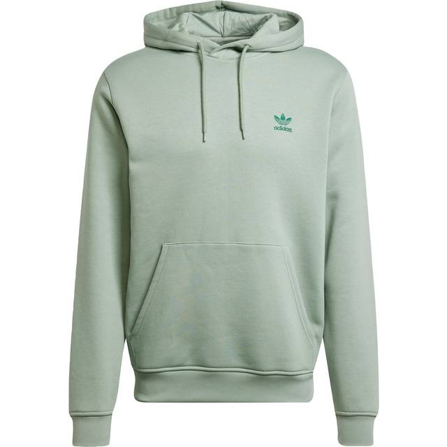 Sweatshirt adidas Trefoil Essentials Hoodie Silver Green S (S)