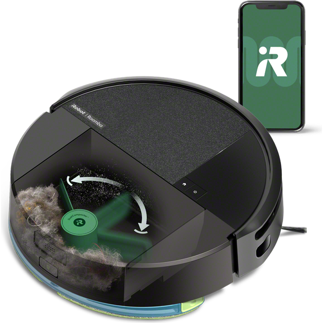 iRobot Roomba Combo 205 robotdammsugare L121040 (svart)