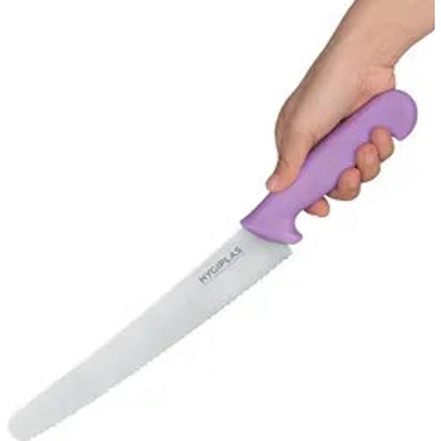 Hygiplas Serrated Pastry Knife Purple 25.4cm