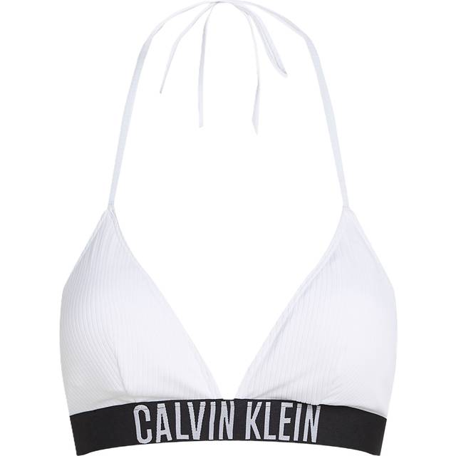 Calvin Klein Intense Power Rib Triangle Top, White XS