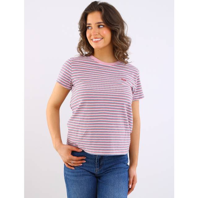 Levi's for woman. 39185-0351 T-shirt Perfect red (M), Casual, Cotton, Short sleeve