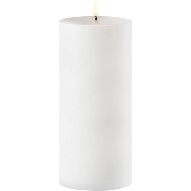 Uyuni Lighting - Outdoor Pillar Candle LED 8,4x20 cm White