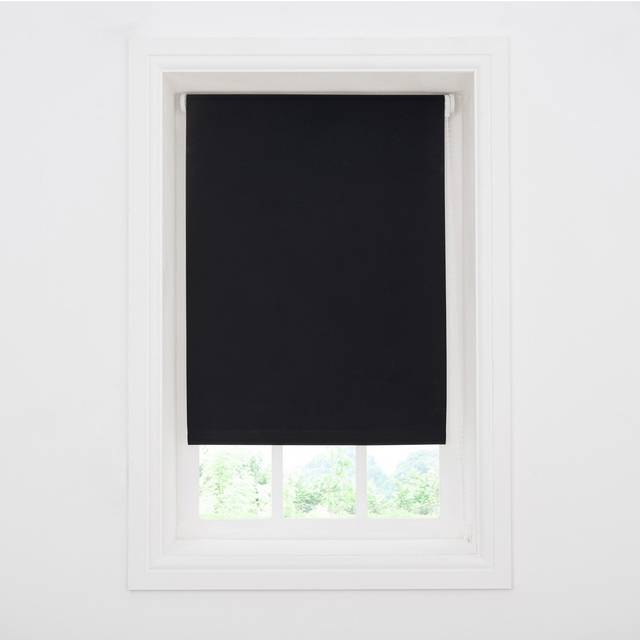 OHS Blackout Roller Blind, Black 90x170cm