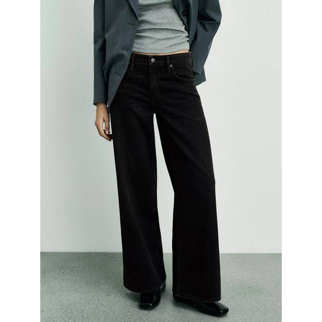 Mango Annie Low Waist Wide Leg Jeans
