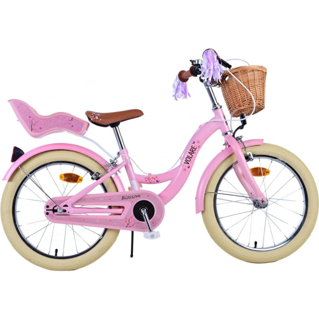 Barncykel Volare - Blossom 18 Tum Pink - Handbroms