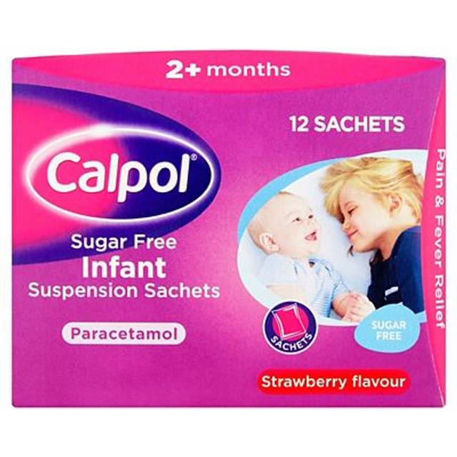 Calpol Sugar Free Infant Suspension Sachets - 12