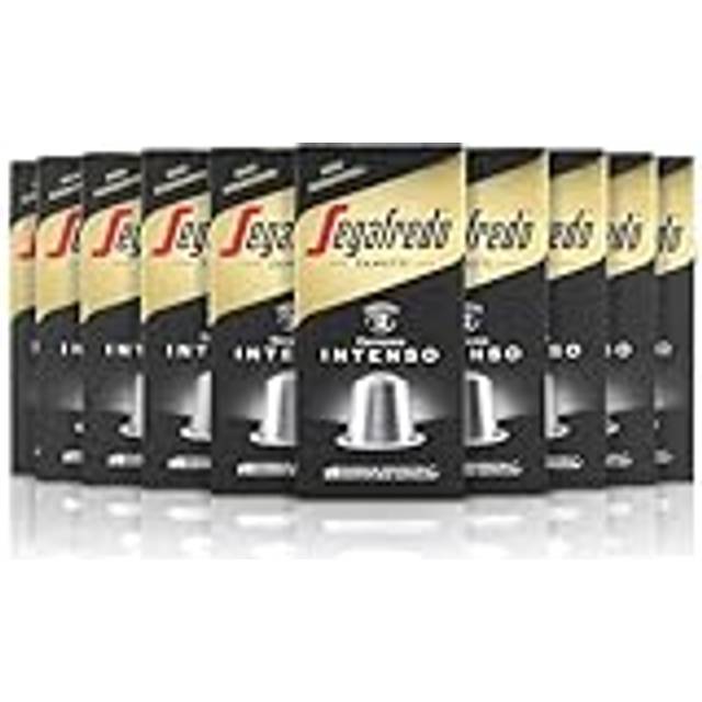 Segafredo Zanetti - 100 Nespresso? * Compatible Capsules, Intenso Coffee, Full and Persistent Taste - 10 Boxes of 10 Capsules