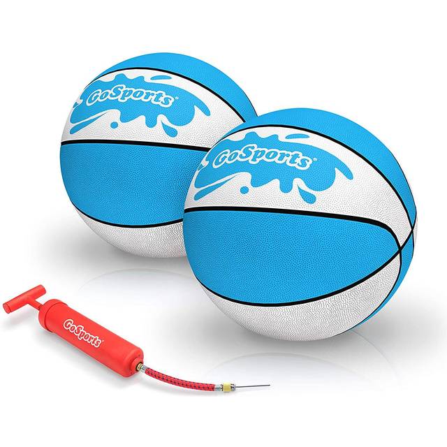 GoSports Water Basketballs 2 Pack - Choose Between Size 3 and Size 6, Great for Swimming Pool Basketball Hoops