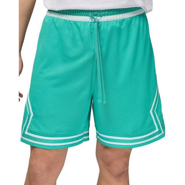 Nike Jordan Sport Men's Dri-FIT Mesh Diamond Shorts - Green - Polyester