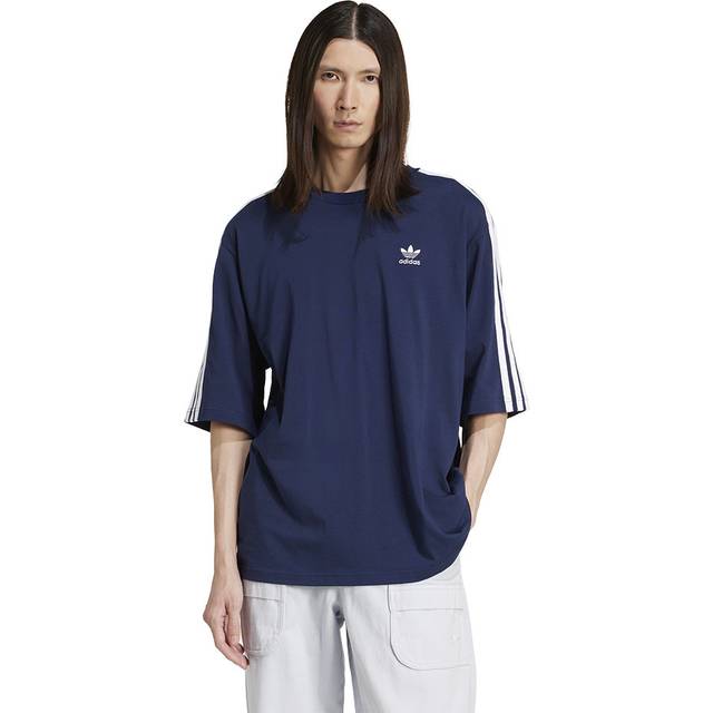 adidas Originals Men's Adicolor Oversized T-Shirt - Night Indigo, Night Indigo, Size L, Men