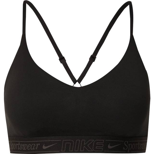 Nike Indy Women's Light-Support Padded Adjustable Sports Bra Black S (S)
