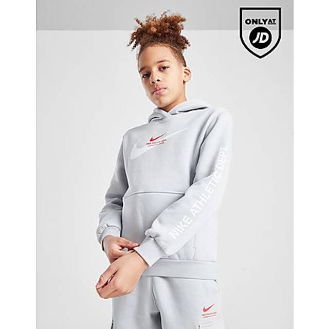 Nike Swoosh Hoodie Junior - Grey - 13-15Y