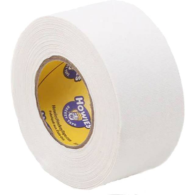 "Howies Thick 1.5"""""""" Hockey Stick Premium Cloth Tape or Shin Tape (White  1 Pack)"